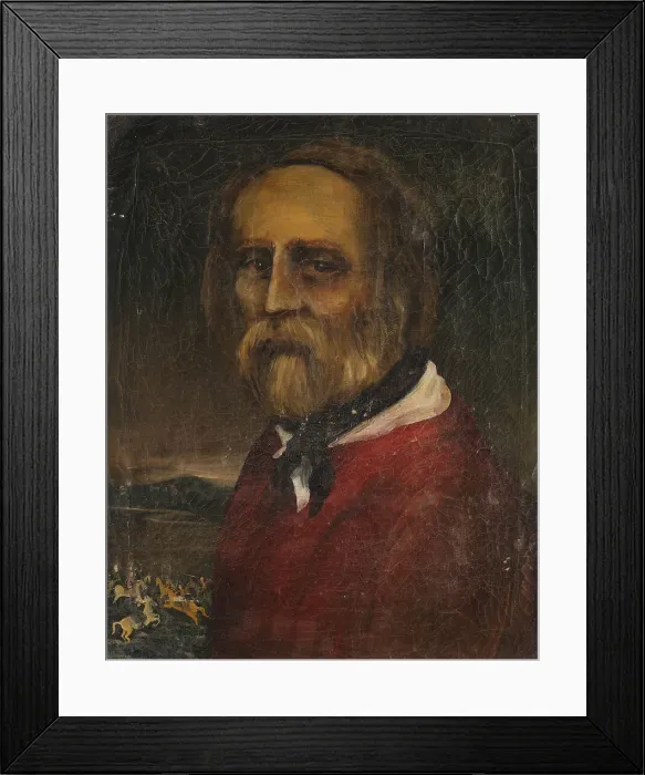 Framed Print : Portrait of Giuseppe Garibaldi (1807-1882). Creator: Romero de Torres; Julio (1874-1930) Framed Print : Portrait of Giuseppe Garibaldi (1807-1882). Creator: Romero de Torres; Julio (1874-1930)