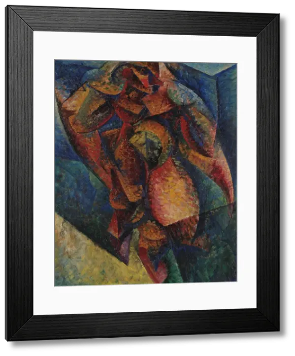 Framed Print : Corpo umano (Dinamismo), 1913. Creator: Boccioni; Umberto (1882-1916) Framed Print : Corpo umano (Dinamismo), 1913. Creator: Boccioni; Umberto (1882-1916)