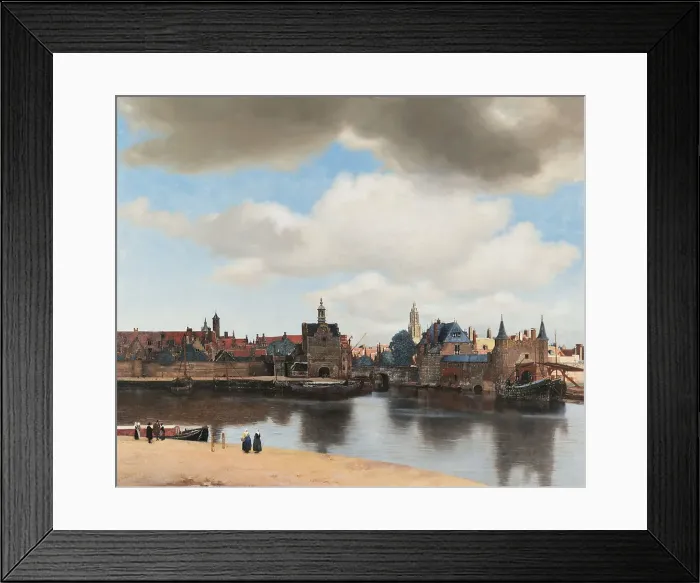 Framed Print : View of Delft, 1660-1661. Creator: Vermeer; Jan (Johannes) (1632-1675) Framed Print : View of Delft, 1660-1661. Creator: Vermeer; Jan (Johannes) (1632-1675)