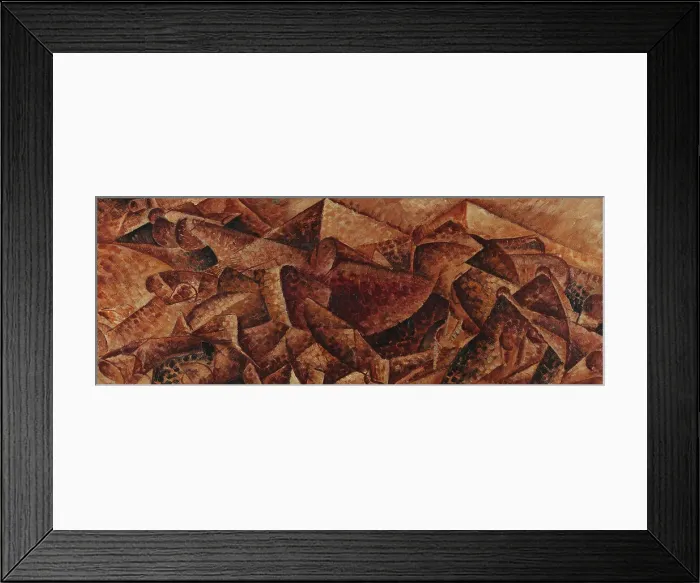 Framed Print : Dinamismo plastico - cavallo + caseggiato, 1915. Creator: Boccioni; Umberto (1882-1916) Framed Print : Dinamismo plastico - cavallo + caseggiato, 1915. Creator: Boccioni; Umberto (1882-1916)