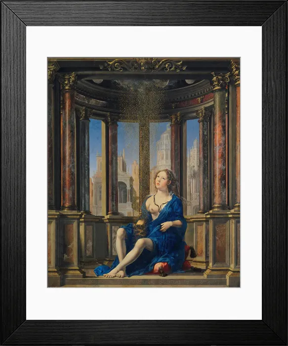 Framed Print : Danae, 1527. Creator: Gossaert; Jan (ca. 1478-1532) Framed Print : Danae, 1527. Creator: Gossaert; Jan (ca. 1478-1532)