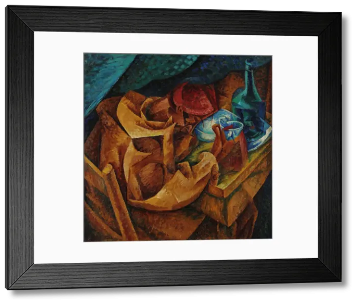 Framed Print : Il bevitore (The drinker), 1914. Creator: Boccioni; Umberto (1882-1916) Framed Print : Il bevitore (The drinker), 1914. Creator: Boccioni; Umberto (1882-1916)