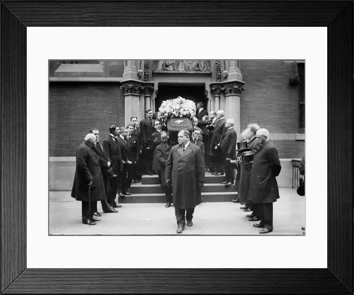 Framed Print : Stengel funeral, 1917. Creator: Bain News Service Framed Print : Stengel funeral, 1917. Creator: Bain News Service