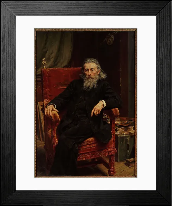 Framed Print : Self-portrait, 1892. Creator: Matejko; Jan Alojzy (1838-1893) Framed Print : Self-portrait, 1892. Creator: Matejko; Jan Alojzy (1838-1893)