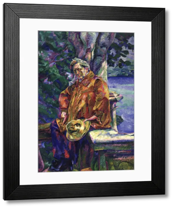 Framed Print : Portrait of Ferruccio Busoni, 1916. Creator: Boccioni; Umberto (1882-1916) Framed Print : Portrait of Ferruccio Busoni, 1916. Creator: Boccioni; Umberto (1882-1916)
