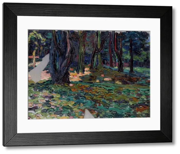 Framed Print : Parc de Saint-Cloud, 1906. Creator: Kandinsky; Wassily Vasilyevich (1866-1944) Framed Print : Parc de Saint-Cloud, 1906. Creator: Kandinsky; Wassily Vasilyevich (1866-1944)