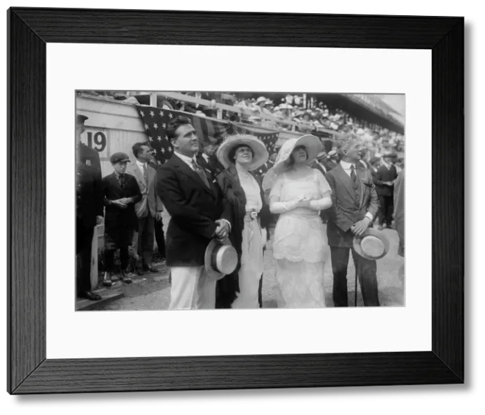Framed Print : Riccardo Stracciari, Elsie Baker, Rosa Ponselle, Marcel Journet, 1919. Creator: Bain News Service Framed Print : Riccardo Stracciari, Elsie Baker, Rosa Ponselle, Marcel Journet, 1919. Creator: Bain News Service