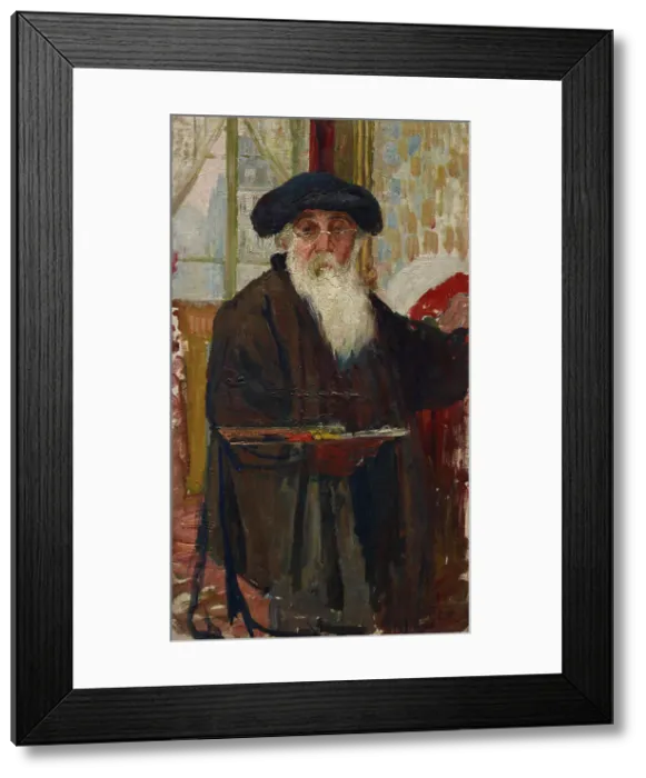Framed Print : Self-portrait, 1898. Creator: Pissarro; Camille (1830-1903) Framed Print : Self-portrait, 1898. Creator: Pissarro; Camille (1830-1903)