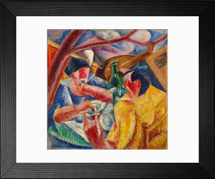 Framed Print : Under the Pergola at Naples, 1914. Creator: Boccioni; Umberto (1882-1916) Framed Print : Under the Pergola at Naples, 1914. Creator: Boccioni; Umberto (1882-1916)
