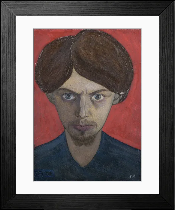 Framed Print : Self-portrait, 1902. Creator: Arosenius; Ivar (1878-1909) Framed Print : Self-portrait, 1902. Creator: Arosenius; Ivar (1878-1909)