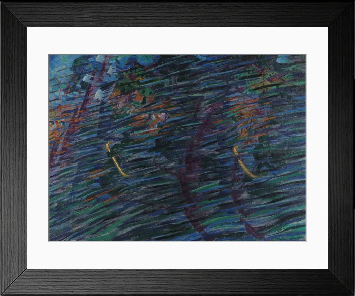 Framed Print : Stati d'animo - Quelli che vanno, 1911. Creator: Boccioni; Umberto (1882-1916) Framed Print : Stati d'animo - Quelli che vanno, 1911. Creator: Boccioni; Umberto (1882-1916)