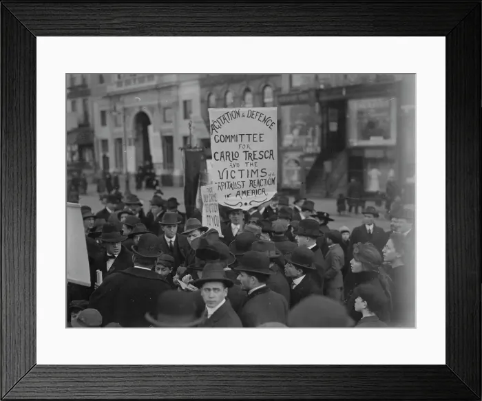 Framed Print : Sympathy Labor Parade, 1916. Creator: Bain News Service Framed Print : Sympathy Labor Parade, 1916. Creator: Bain News Service
