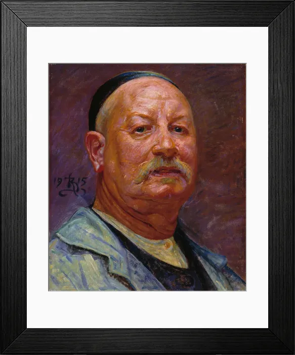 Framed Print : Self-portrait, 1915. Creator: Zahrtmann; Kristian (1843-1917) Framed Print : Self-portrait, 1915. Creator: Zahrtmann; Kristian (1843-1917)