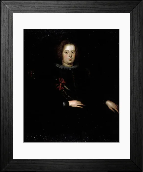 Framed Print : Portrait of a Lady, First Half of 17th cen.. Creator: Varotari; Chiara (ca 1584-1663) Framed Print : Portrait of a Lady, First Half of 17th cen.. Creator: Varotari; Chiara (ca 1584-1663)