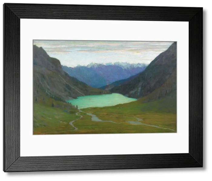 Framed Print : Landscape, 1910. Creator: Bresciani; Archimede (1881-1939) Framed Print : Landscape, 1910. Creator: Bresciani; Archimede (1881-1939)