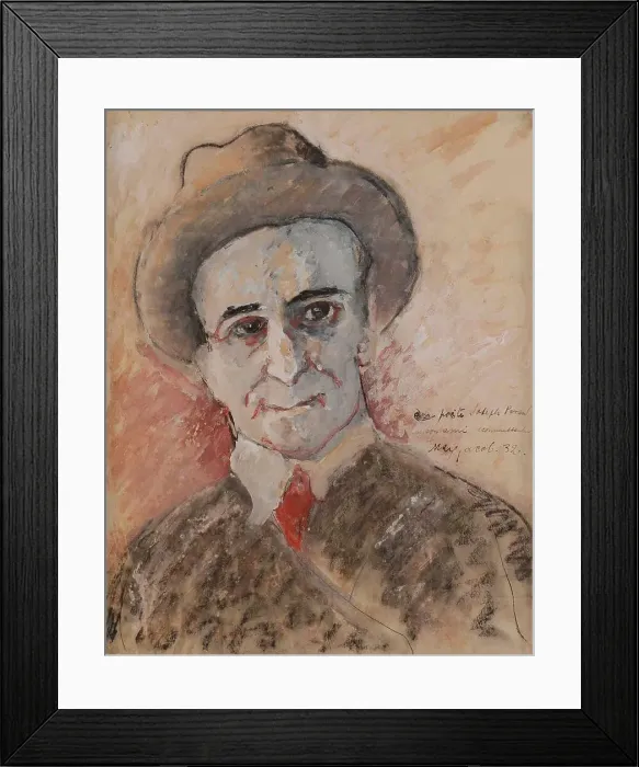 Framed Print : Self-portrait, 1932. Creator: Jacob; Max (1876-1944) Framed Print : Self-portrait, 1932. Creator: Jacob; Max (1876-1944)
