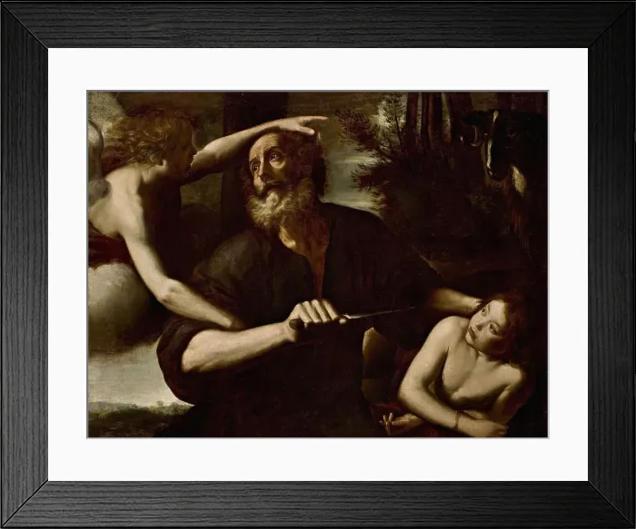 Framed Print : The Sacrifice of Isaac, c1618-1620. Creator: Vermiglio; Giuseppe (1585-1635) Framed Print : The Sacrifice of Isaac, c1618-1620. Creator: Vermiglio; Giuseppe (1585-1635)
