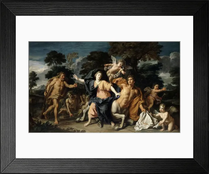 Framed Print : The Abduction of Deianeira by the Centaur Nessus, 1699. Creator: Coypel; Noël-Nicolas (1690-1734) Framed Print : The Abduction of Deianeira by the Centaur Nessus, 1699. Creator: Coypel; Noël-Nicolas (1690-1734)
