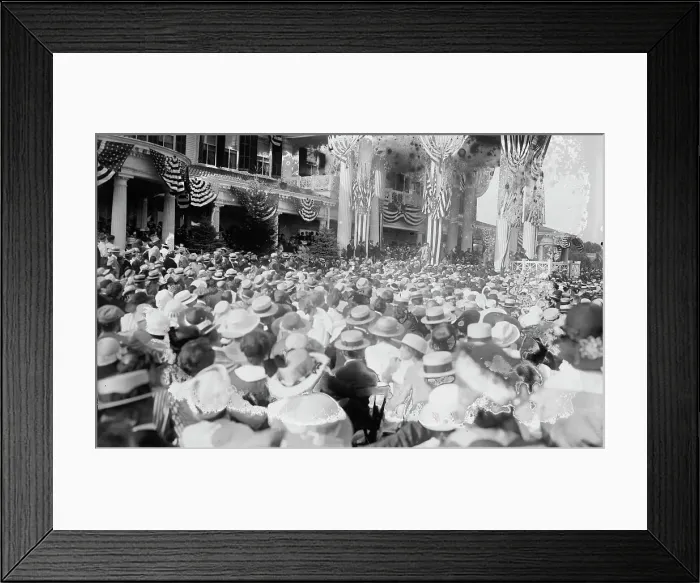 Framed Print : Wilson notification, 1916. Creator: Bain News Service Framed Print : Wilson notification, 1916. Creator: Bain News Service