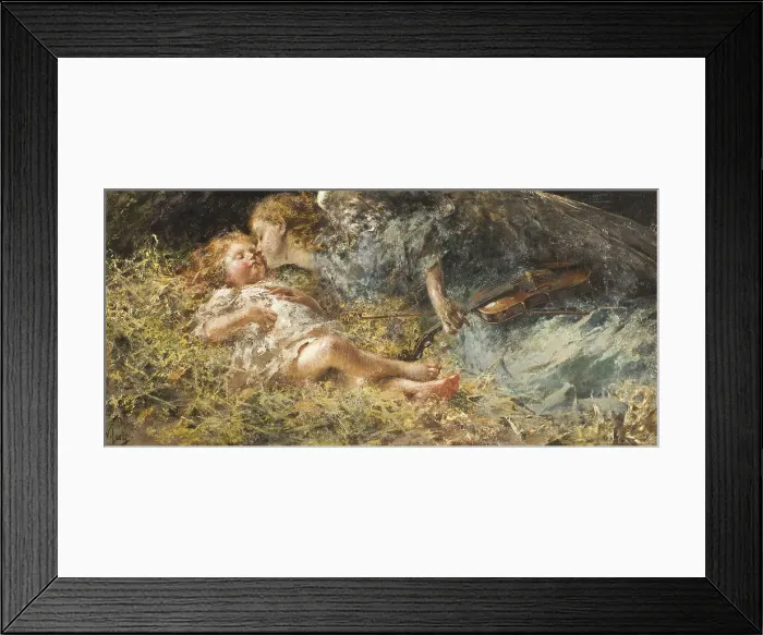 Framed Print : L'angelo musicante, 1900. Creator: Irolli; Vincenzo (1860-1949) Framed Print : L'angelo musicante, 1900. Creator: Irolli; Vincenzo (1860-1949)