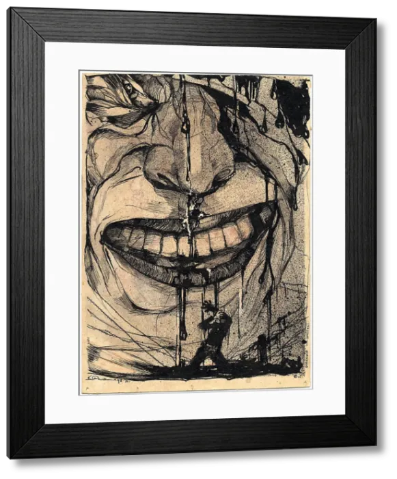 Framed Print : Red Laughter, 1931. Creator: Padegs; Karlis (1911-1940) Framed Print : Red Laughter, 1931. Creator: Padegs; Karlis (1911-1940)