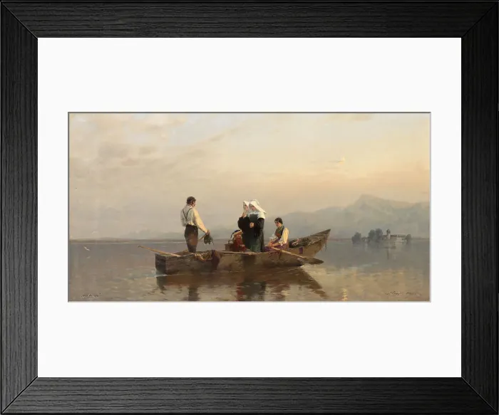 Framed Print : Ave Maria. Creator: Wopfner; Joseph (1843-1927) Framed Print : Ave Maria. Creator: Wopfner; Joseph (1843-1927)