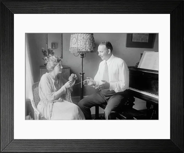 Framed Print : Elizabeth Wheeler and William Wheeler, between c1915 and c1920. Creator: Bain News Service Framed Print : Elizabeth Wheeler and William Wheeler, between c1915 and c1920. Creator: Bain News Service