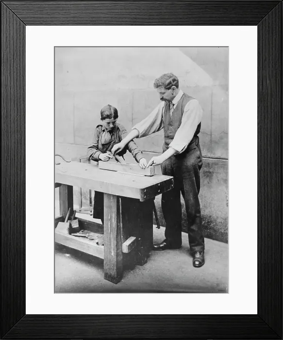 Framed Print : U.S. Boy Scout school, Paris, between c1915 and c1920. Creator: Bain News Service