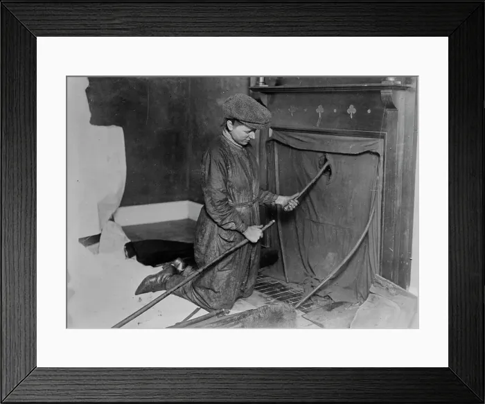 Framed Print : Woman chimney sweep, between c1915 and 1918. Creator: Bain News Service