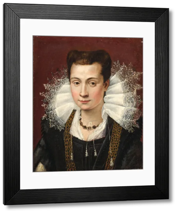 Framed Print : Portrait of a young noblewoman (Lavinia Fontana), c 1580. Creator: Anonymous () Framed Print : Portrait of a young noblewoman (Lavinia Fontana), c 1580. Creator: Anonymous ()