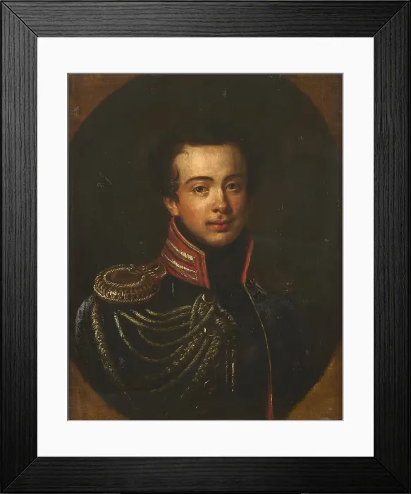 Framed Print : Portrait of Ivan Nikolaevich Durnovo (1784-1850). Creator: Mitoire; Benoît Charles (1782-1832) Framed Print : Portrait of Ivan Nikolaevich Durnovo (1784-1850). Creator: Mitoire; Benoît Charles (1782-1832)