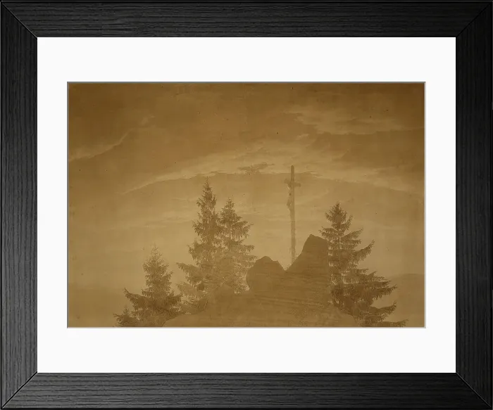 Framed Print : Cross in the Mountains, c1805-1807. Creator: Friedrich; Caspar David (1774-1840) Framed Print : Cross in the Mountains, c1805-1807. Creator: Friedrich; Caspar David (1774-1840)