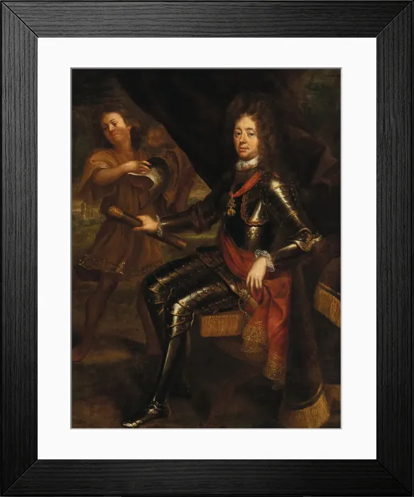 Framed Print : Portrait of Prince Eugene of Savoy (1663-1736). Creator: Stampart; Frans van (1675-1750) Framed Print : Portrait of Prince Eugene of Savoy (1663-1736). Creator: Stampart; Frans van (1675-1750)
