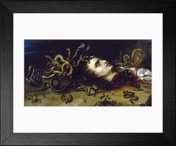 Framed Print : Head of Medusa, c1617-1618. Creator: Rubens; Pieter Paul (1577-1640) Framed Print : Head of Medusa, c1617-1618. Creator: Rubens; Pieter Paul (1577-1640)