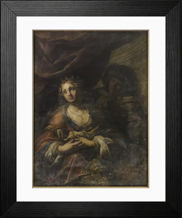 Framed Print : Artemisia and Mausolus. Creator: Scaglia; Girolamo (ca 1620-1686) Framed Print : Artemisia and Mausolus. Creator: Scaglia; Girolamo (ca 1620-1686)