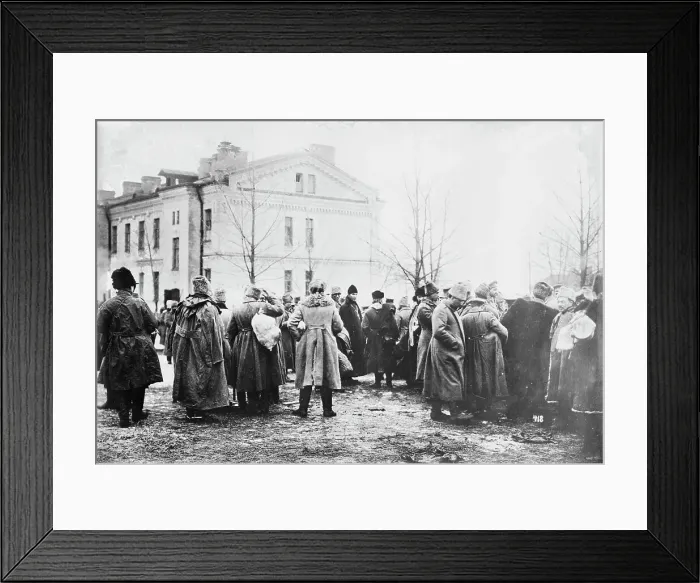 Framed Print : Captured Russian Officers, Masurian Lake Region, between c1910 and c1915. Creator: Bain News Service Framed Print : Captured Russian Officers, Masurian Lake Region, between c1910 and c1915. Creator: Bain News Service
