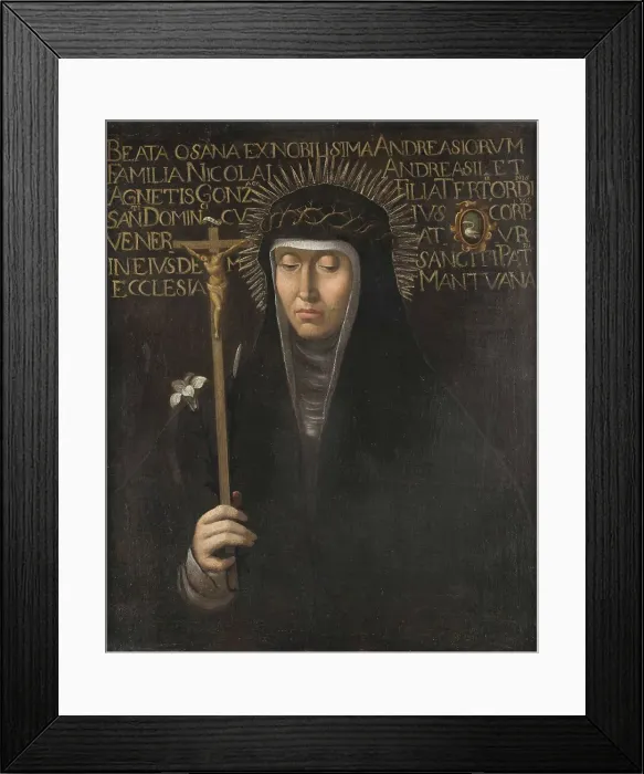 Framed Print : Blessed Osanna of Mantua, before 1600. Creator: Anonymous () Framed Print : Blessed Osanna of Mantua, before 1600. Creator: Anonymous ()