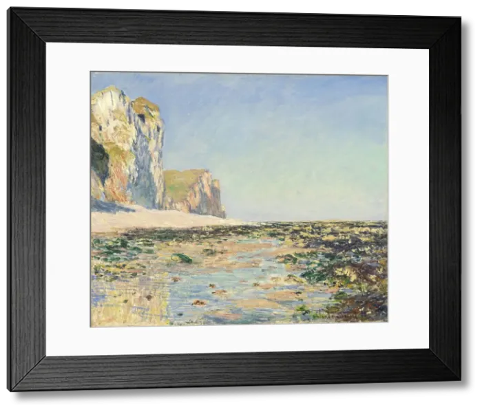 Framed Print : Seashore and Cliffs of Pourville in the Morning, 1882. Creator: Monet; Claude (1840-1926) Framed Print : Seashore and Cliffs of Pourville in the Morning, 1882. Creator: Monet; Claude (1840-1926)