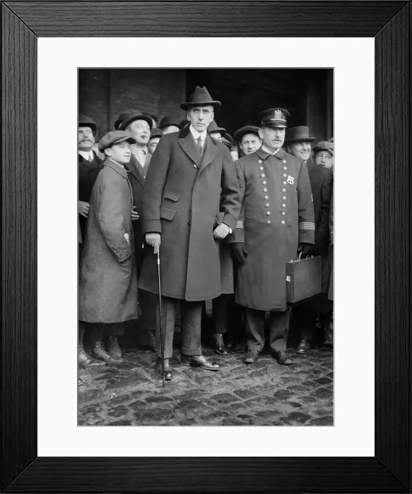 Framed Print : Brand Whitlock, between c1910 and c1920. Creator: Bain News Service Framed Print : Brand Whitlock, between c1910 and c1920. Creator: Bain News Service