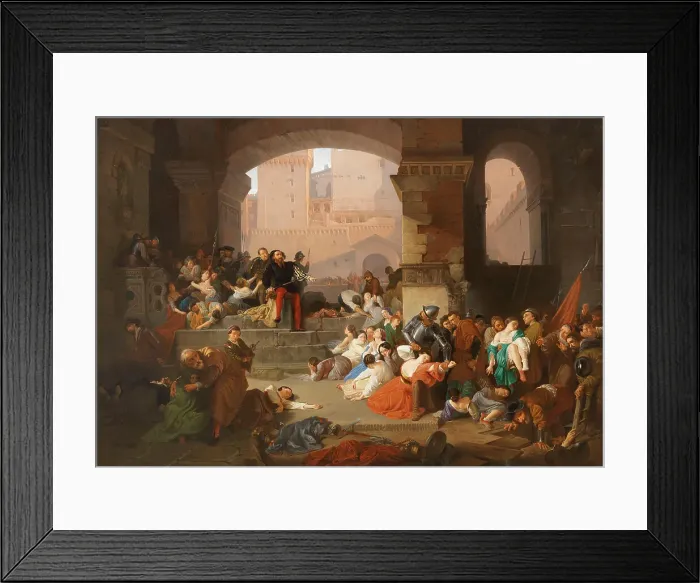Framed Print : Cesare Borgia in Capua, 1853. Creator: Morelli; Domenico (1826-1901) Framed Print : Cesare Borgia in Capua, 1853. Creator: Morelli; Domenico (1826-1901)