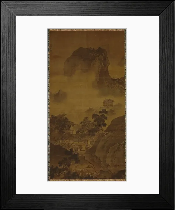 Framed Print : Landscape of Four Seasons: Fall, 15th century. Creator: Sesshu; Toyo (1420-1506) Framed Print : Landscape of Four Seasons: Fall, 15th century. Creator: Sesshu; Toyo (1420-1506)
