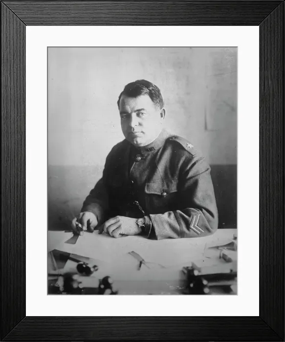 Framed Print : Brig. Gen. Harry J. Hatch, 1918. Creator: Bain News Service Framed Print : Brig. Gen. Harry J. Hatch, 1918. Creator: Bain News Service