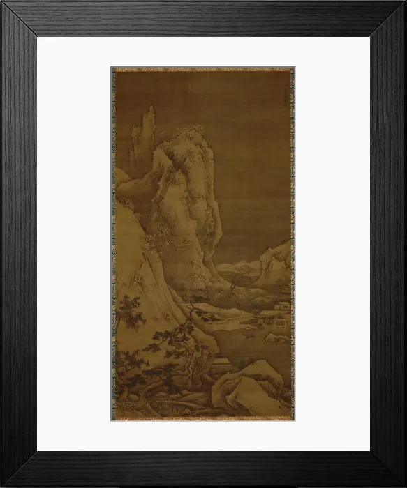 Framed Print : Landscape of Four Seasons: Winter, 15th century. Creator: Sesshu; Toyo (1420-1506) Framed Print : Landscape of Four Seasons: Winter, 15th century. Creator: Sesshu; Toyo (1420-1506)