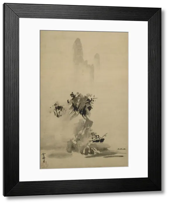 Framed Print : Haboku Sansui, 1495. Creator: Sesshu; Toyo (1420-1506) Framed Print : Haboku Sansui, 1495. Creator: Sesshu; Toyo (1420-1506)