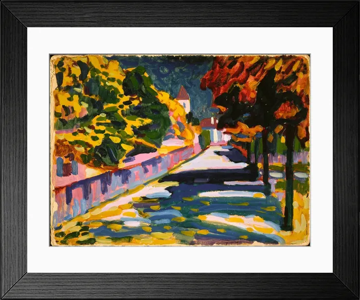 Framed Print : Autumn in Bavaria, 1908. Creator: Kandinsky; Wassily Vasilyevich (1866-1944) Framed Print : Autumn in Bavaria, 1908. Creator: Kandinsky; Wassily Vasilyevich (1866-1944)