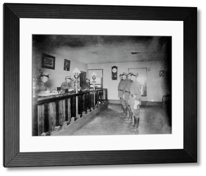 Framed Print : Aqueduct police station, between c1910 and c1915. Creator: Bain News Service Framed Print : Aqueduct police station, between c1910 and c1915. Creator: Bain News Service