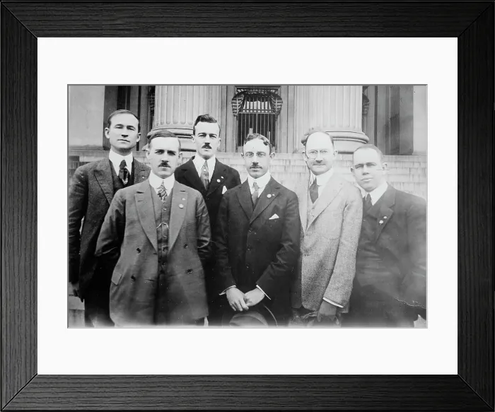 Framed Print : C.F. Horner, F.R. Wilson, Clarkson Potter, L.B. Franklin, R.W. Emerson... between c1915 and c1920. Creator: Bain News Service Framed Print : C.F. Horner, F.R. Wilson, Clarkson Potter, L.B. Franklin, R.W. Emerson... between c1915 and c1920. Creator: Bain News Service