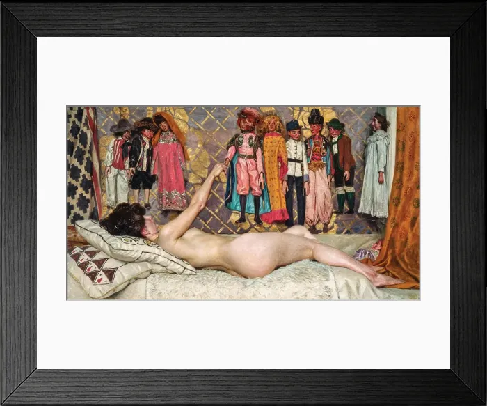 Framed Print : Marionettes, 1914. Creator: Lenz; Maximilian (1860-1948)