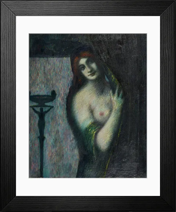 Framed Print : Night scene. Creator: Frey-Moock; Adolf (1881-1954) Framed Print : Night scene. Creator: Frey-Moock; Adolf (1881-1954)
