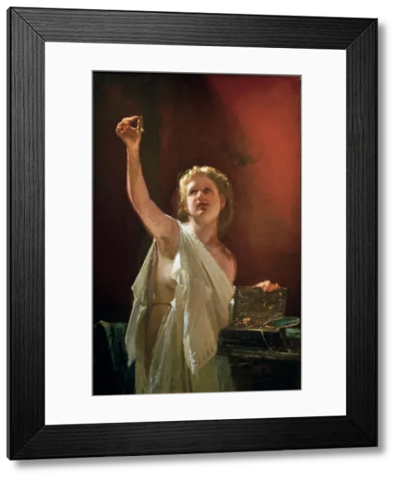 Framed Print : Oro di Napoli, 1865. Creator: Morelli; Domenico (1826-1901) Framed Print : Oro di Napoli, 1865. Creator: Morelli; Domenico (1826-1901)